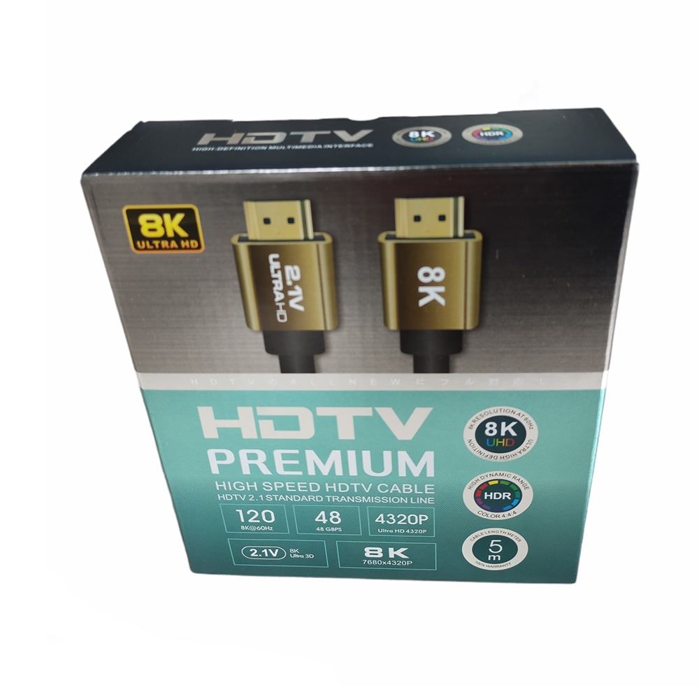 Cable Hdmi 3m 8k 2.1v Ultra Hd 4320p Alta Velocidad 60hz