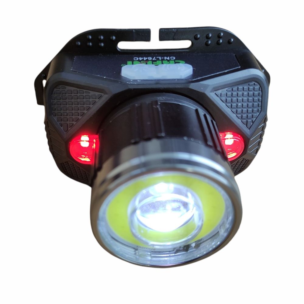 Linterna Frontal Recargable 1 Led Cafini 2 Baterías 7669c GENERICO