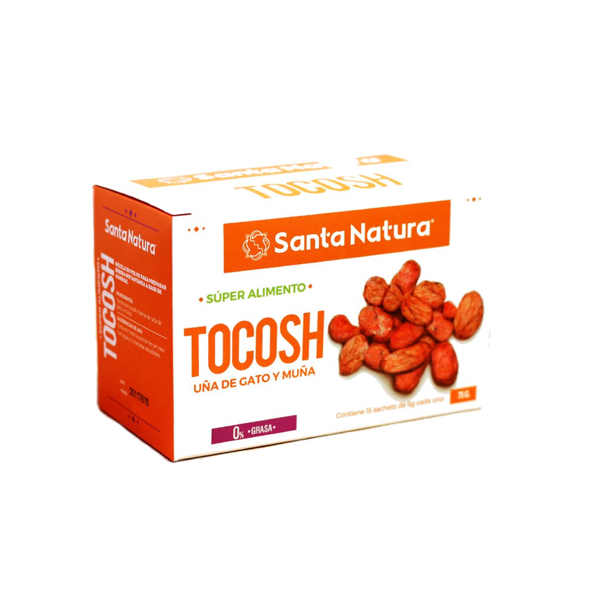 Harina de Tocosh Santa Natura Caja 15 Sachets | Juntoz