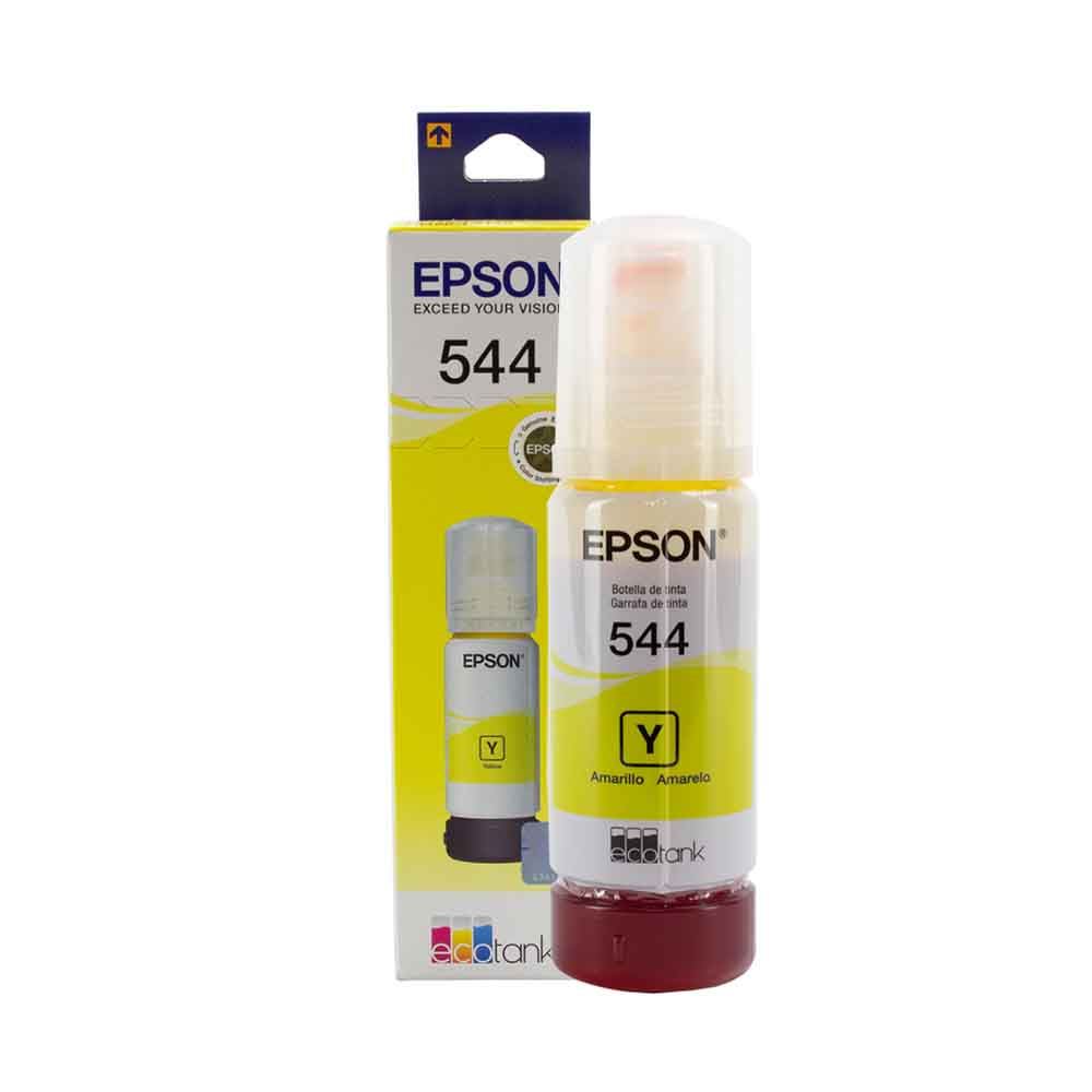 Tinta Epson T544 Yellow T544420-AL De 65ML - Suministros Yalmex