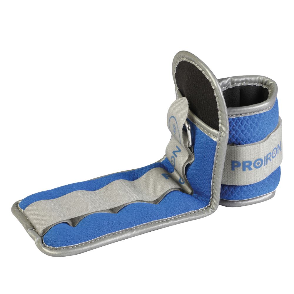PROIRON Lastres Tobillos Pesas para Piernas Tobilleras 1kg×2 （Azul) con  Diseño Reflectante y Correa Ajustable : : Deportes y aire libre