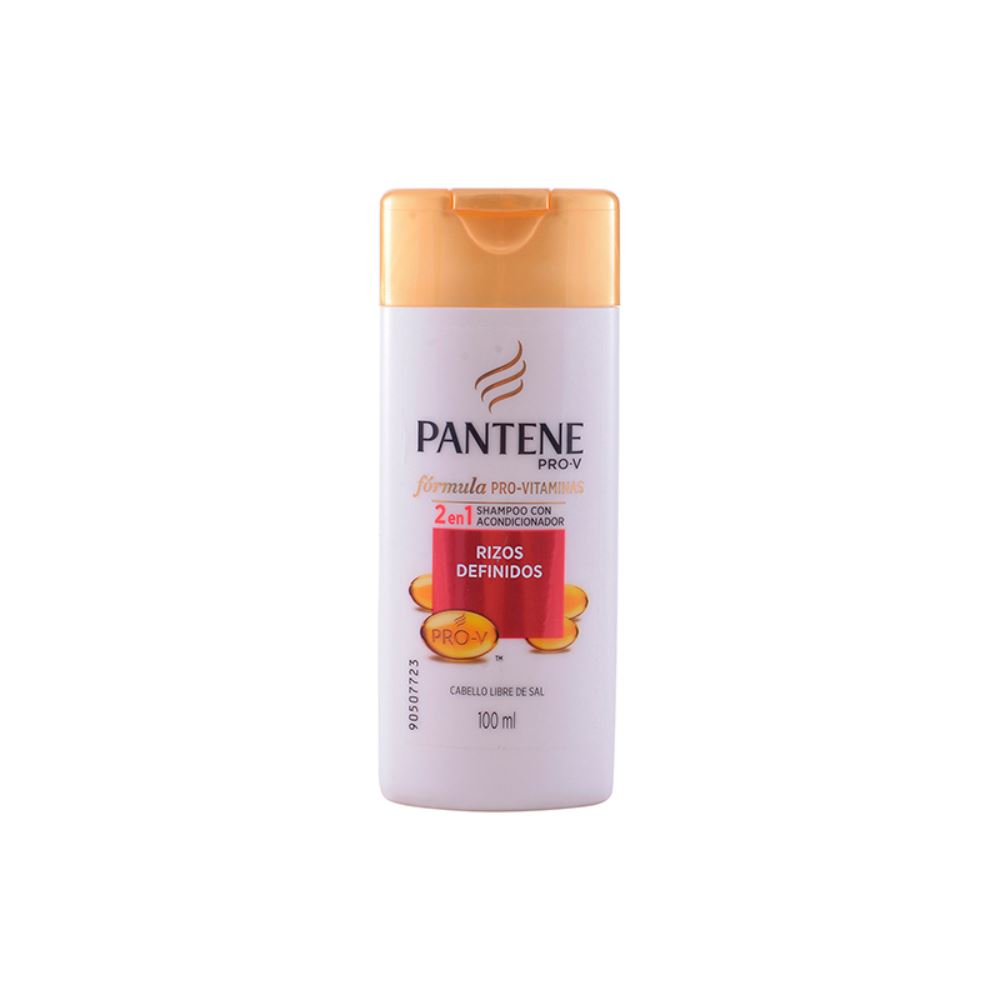Shampoo PANTENE 2 en 1 Rizos Definidos Frasco 100ml