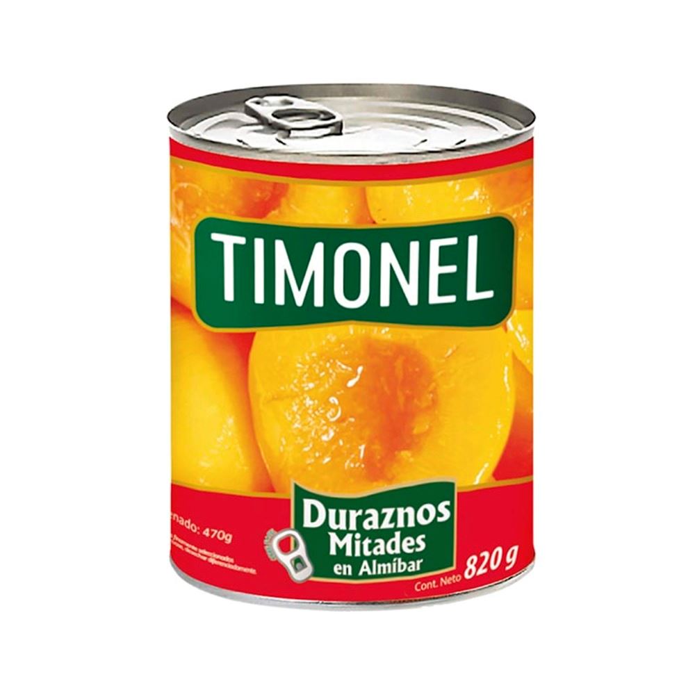 Durazno en Mitades TIMONEL Lata 820g