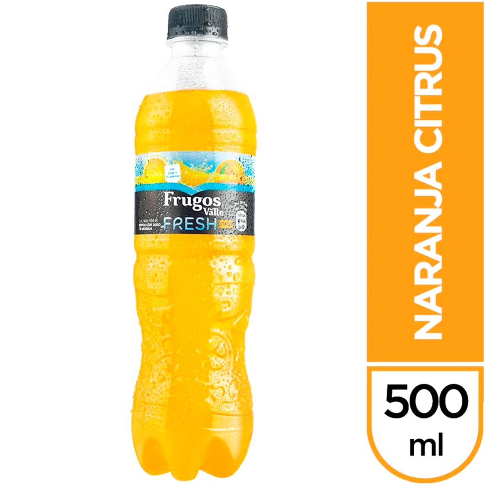 Bebida FRUGOS Fresh Citrus Naranja Botella 500 ml