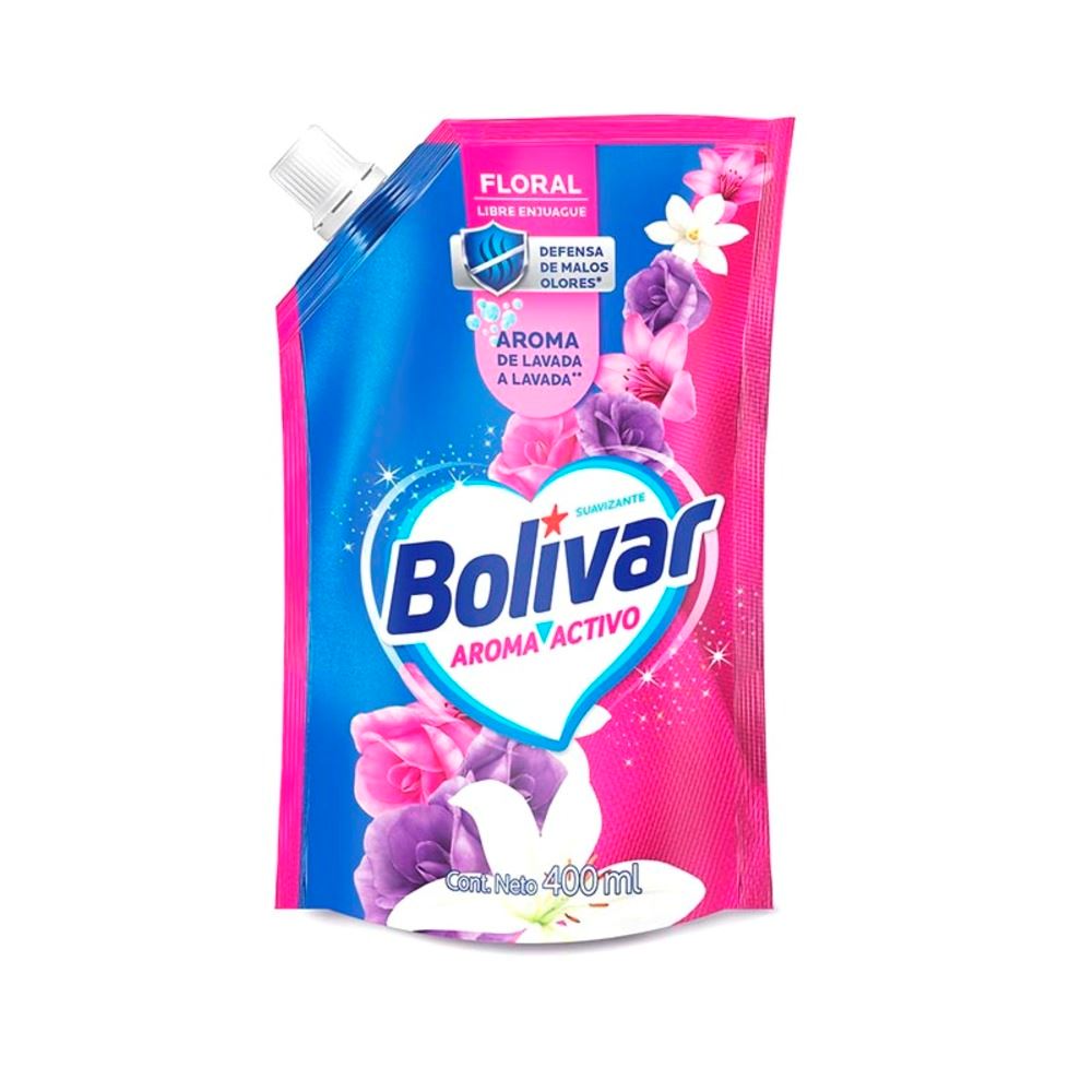 Suavizante BOLIVAR Floral Doypack 400ml