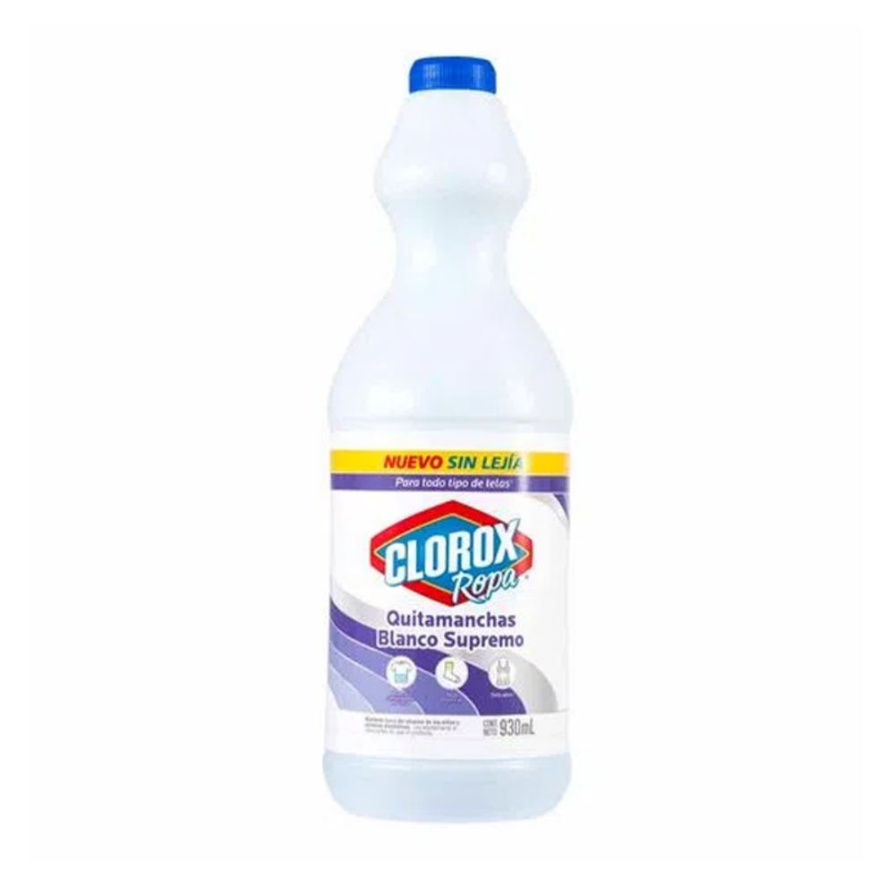 Lejía CLOROX quitamanchas ropa blanca 930