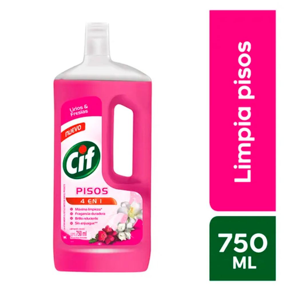 Limpiador de Pisos CIF Líquido Lavanda y Menta Botella 750ml