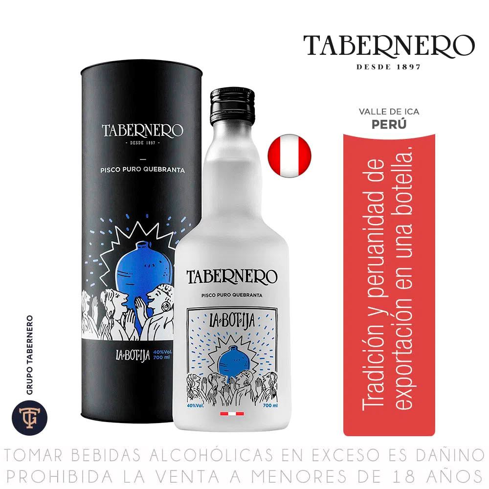 Pisco Tabernero La Botija Quebranta 700ml