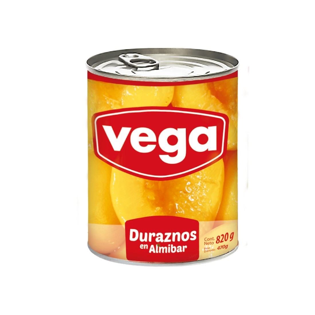 Durazno en Mitades VEGA Lata 820g