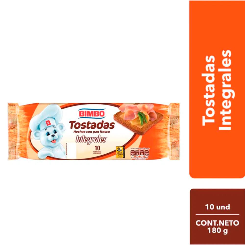 Tostadas Integral BIMBO 180 gr