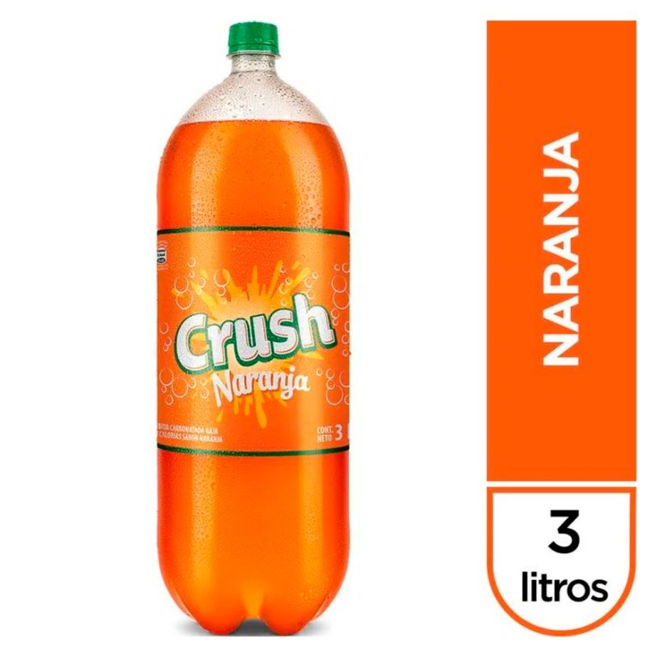 Gaseosa CRUSH Sabor Naranja Botella 3L