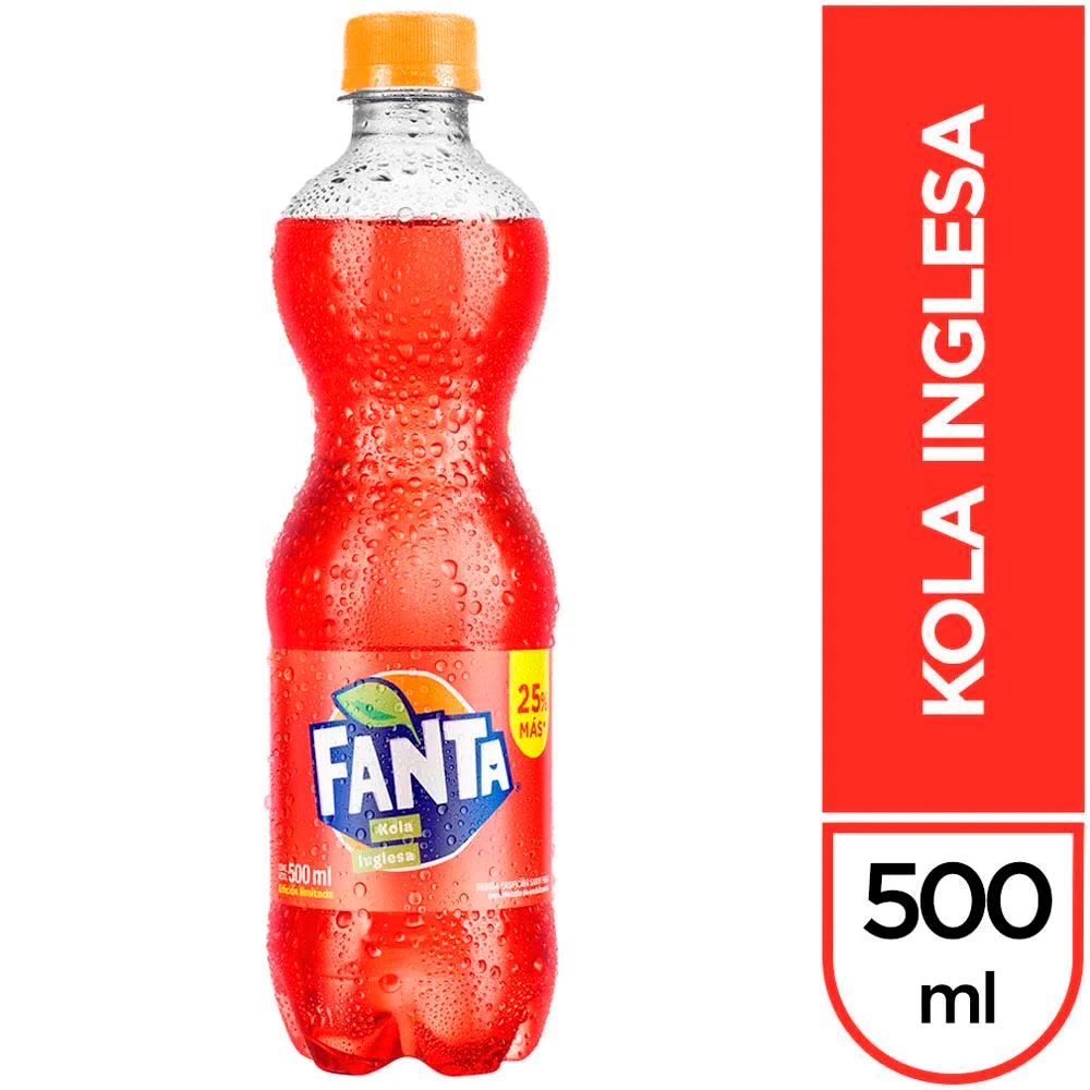 Gaseosa FANTA KOLA INGLESA Botella 500ml