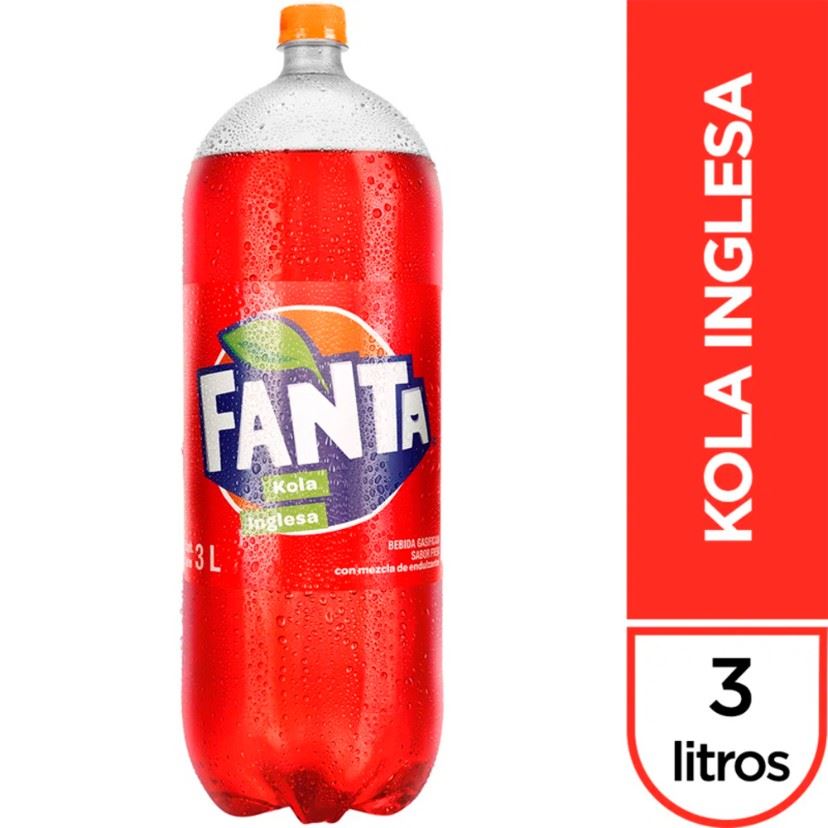 Gaseosa FANTA KOLA INGLESA Botella 3L