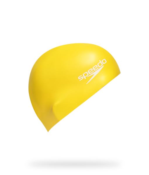 Gorro Speedo Plain Moulded Silicon Jr Amarillo