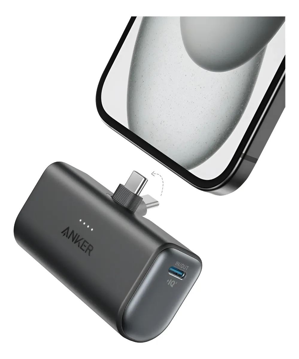 Anker Power Bank 5000mAh Nano USB-C LED QC 22W - A1653H11