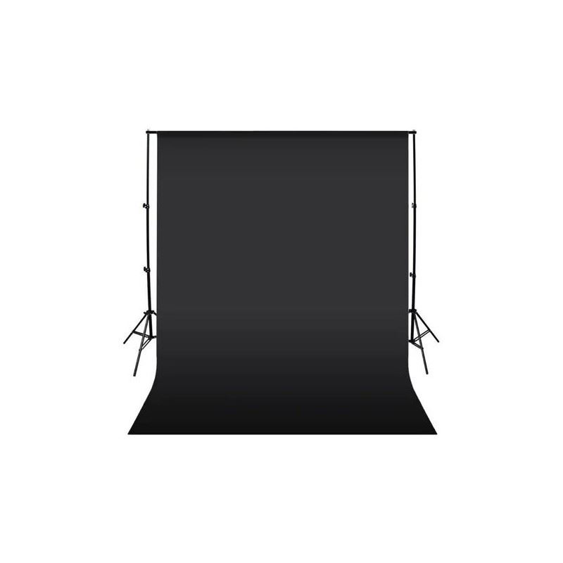 Fondo negro de tela Muselina 3×6 metros