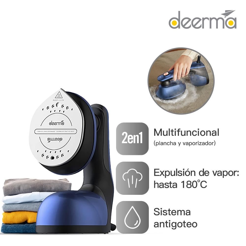 Plancha y Vaporizador Premium Portatil DEM-HS300 Horizontal y Vertical