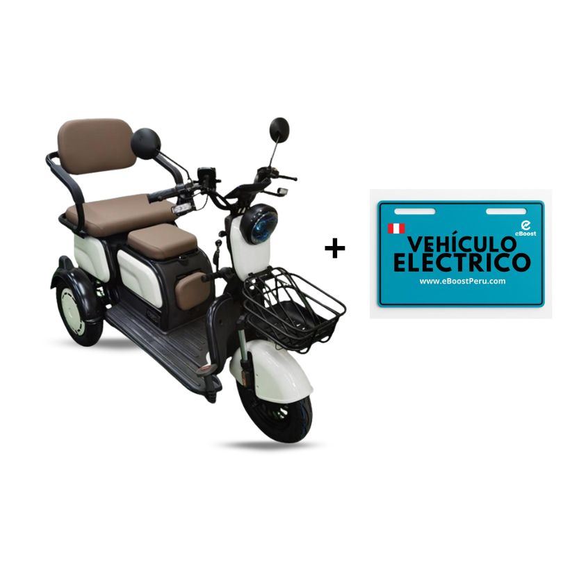 TRIMOTO ELECTRICA AESTHETIC COLOR BLANCO (ENTREGA INMEDIATA)