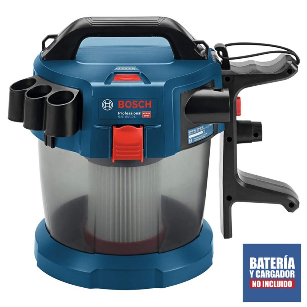 Aspirador BOSCH GAS 18V-10 L (Cuerpo Solo + Accesorios)