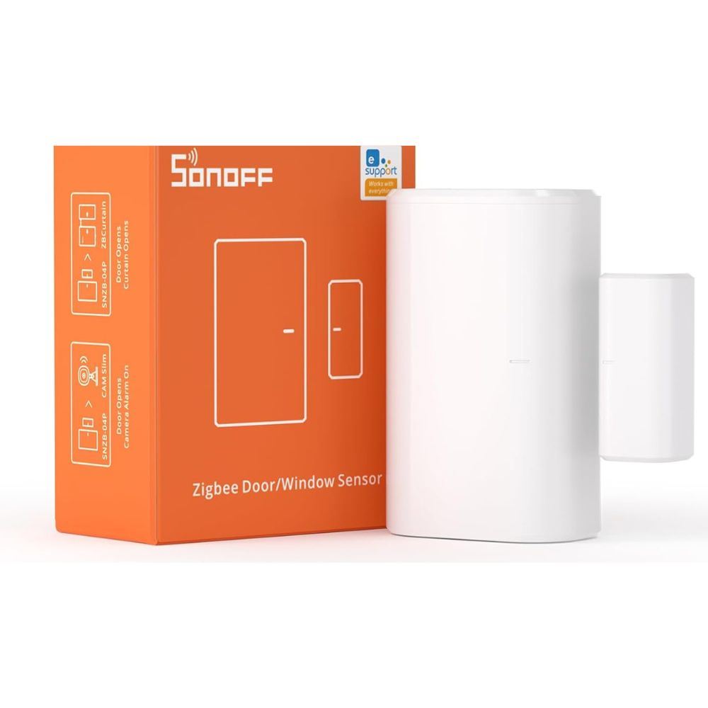 Sensor Inteligente De Puerta/ventana Sonoff Zigbee Snzb-04p Blanco Wifi Alexa