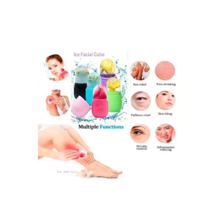 1 Rodillo de Hielo Facial Masajeador Desinflamatorio