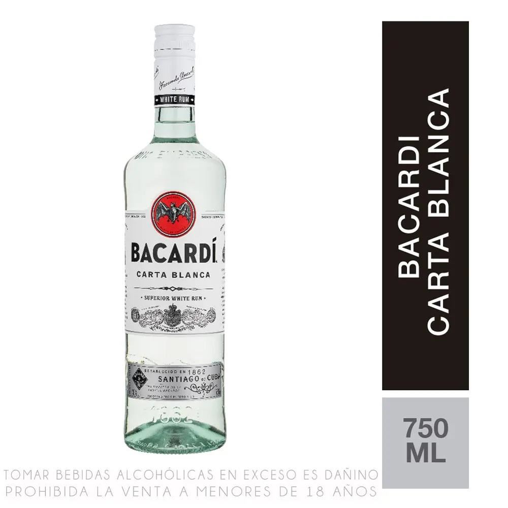 Ron Bacardí Carta Blanca 750ml