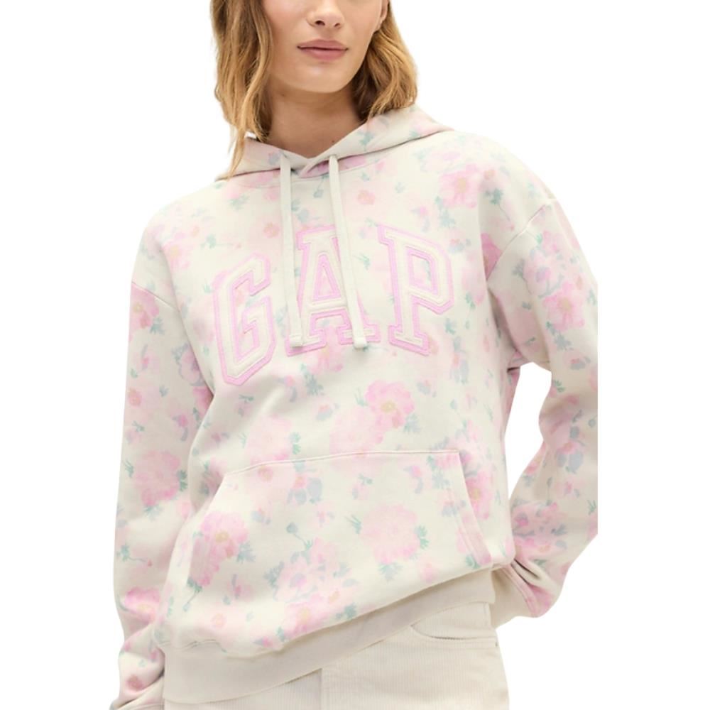 POLERA CON CAPUCHA GAP FLORAL TALLA M