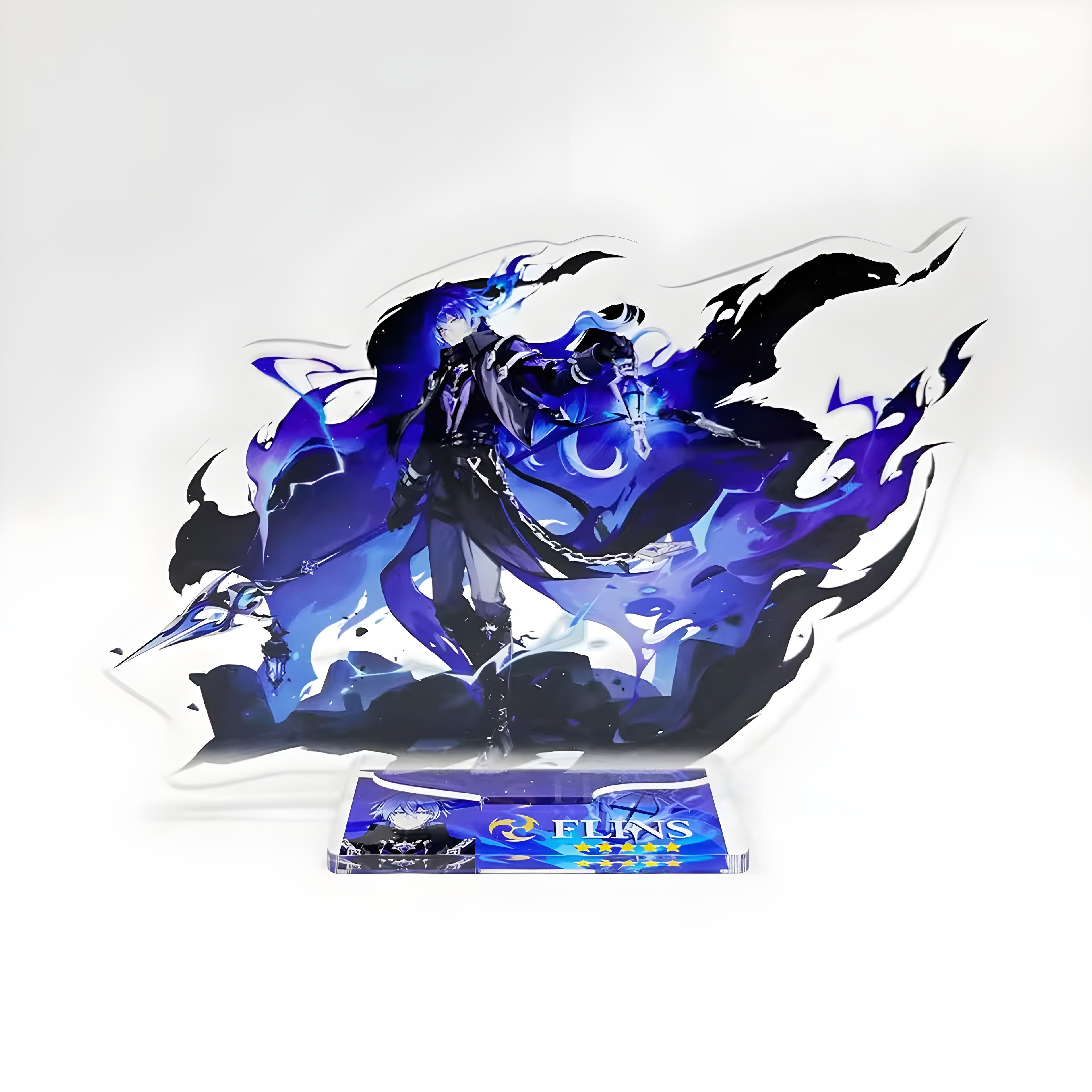 Figura Acrílica Genshin Impact Flins Adorno Anime