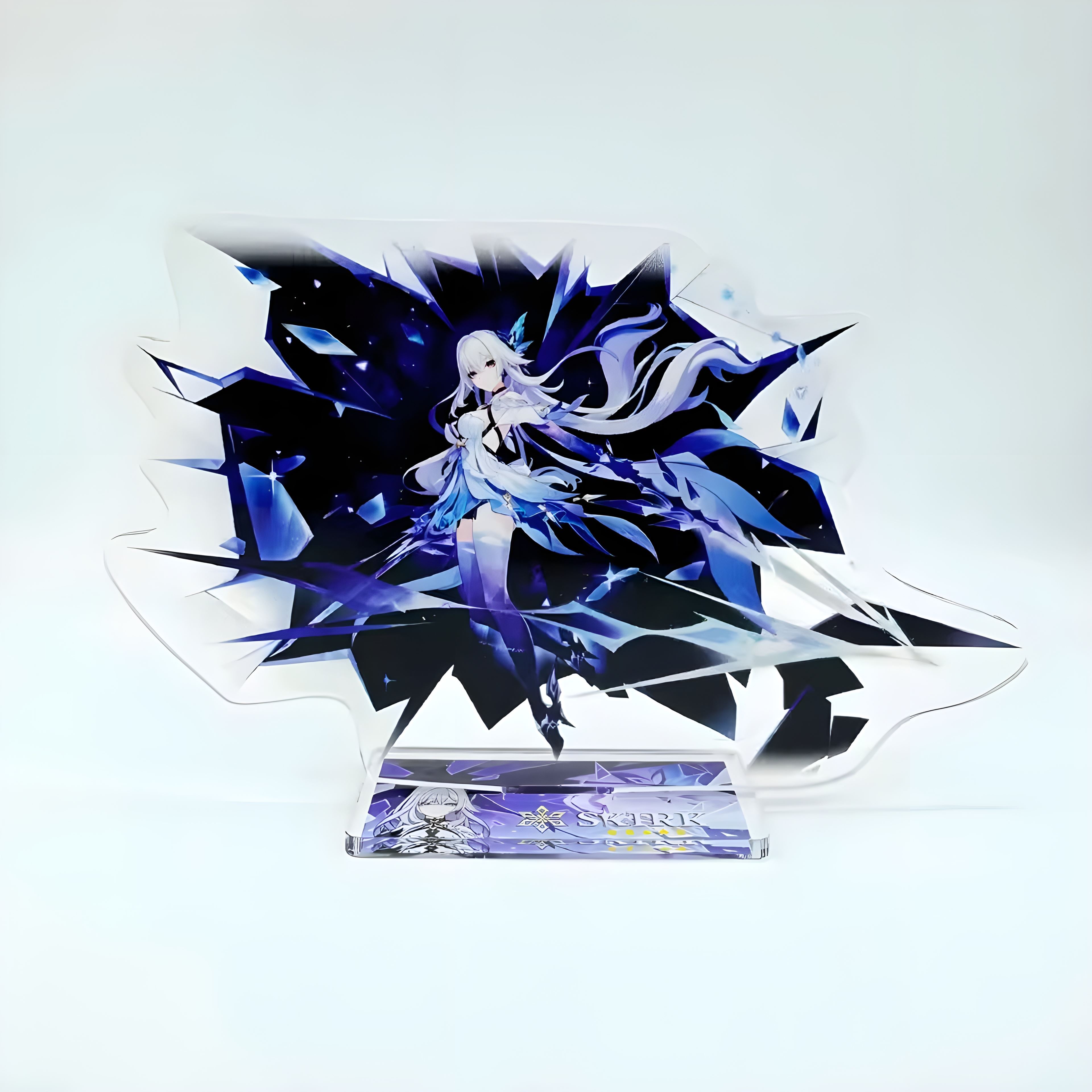 Figura Acrílica Genshin Impact Skirk Adorno Anime