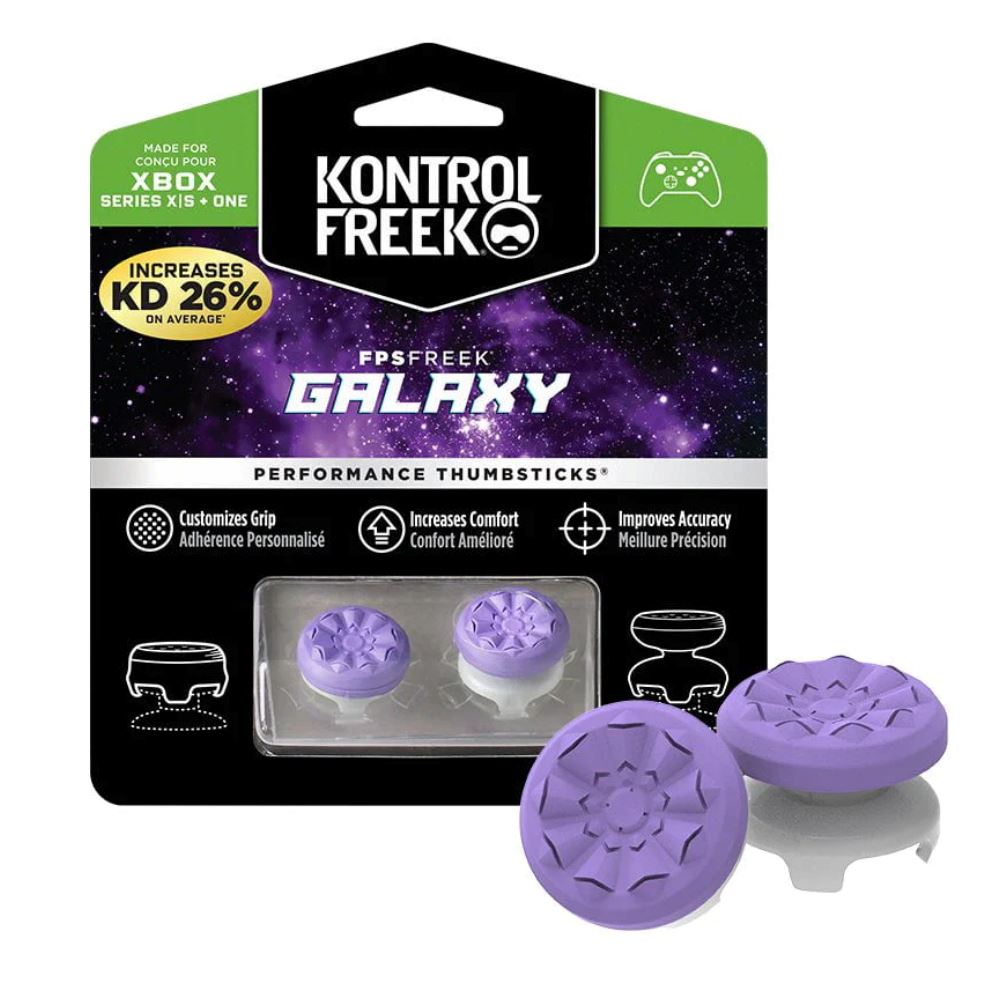 KontrolFreek Galaxy para Mando Xbox Series X/S Xbox One Grips Morado