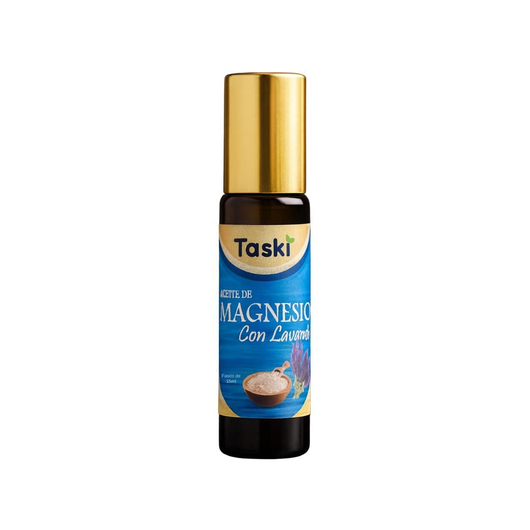 Aceite de Magnesio Activado Taski  15ml /Relajante Muscular /Antiestrés