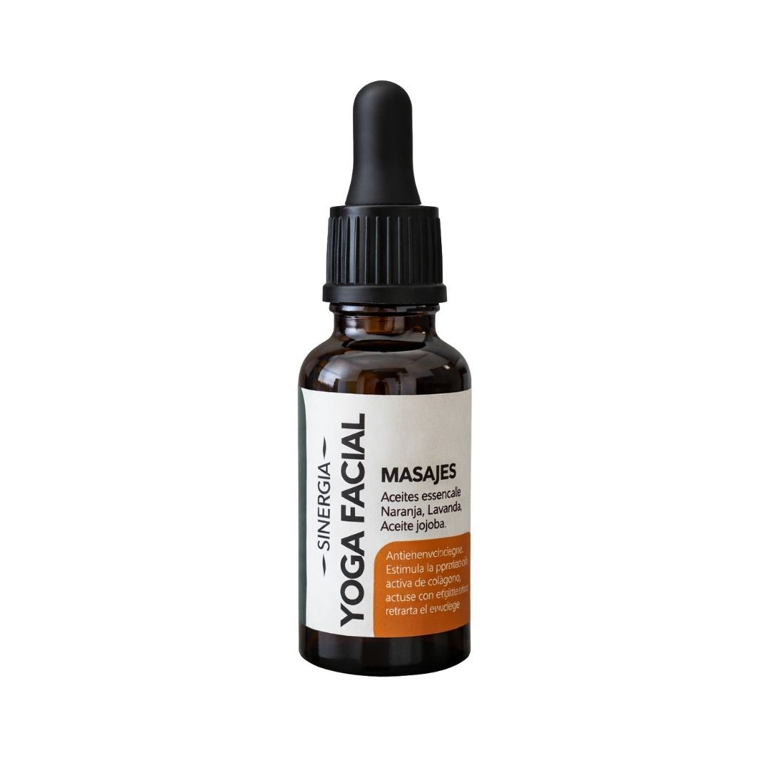 Aceite masajeador Yoga facial 20ml /Hidratante /Reafirmante/ Relajante