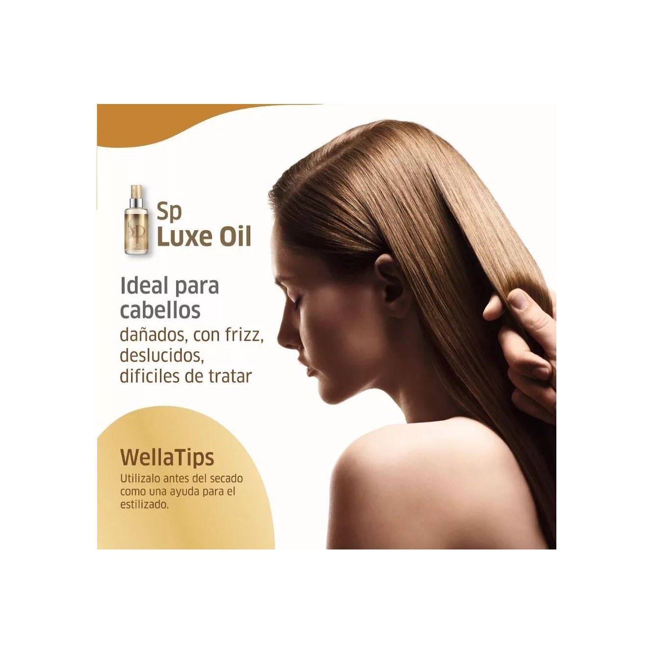 Aceite Reconstructivo Elixir 100 ml con Aceite Argan Wella SP Luxe Oil