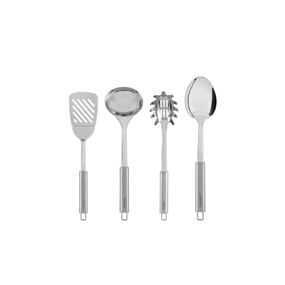 Juego de utensilios Tramontina acero inox X4PZ