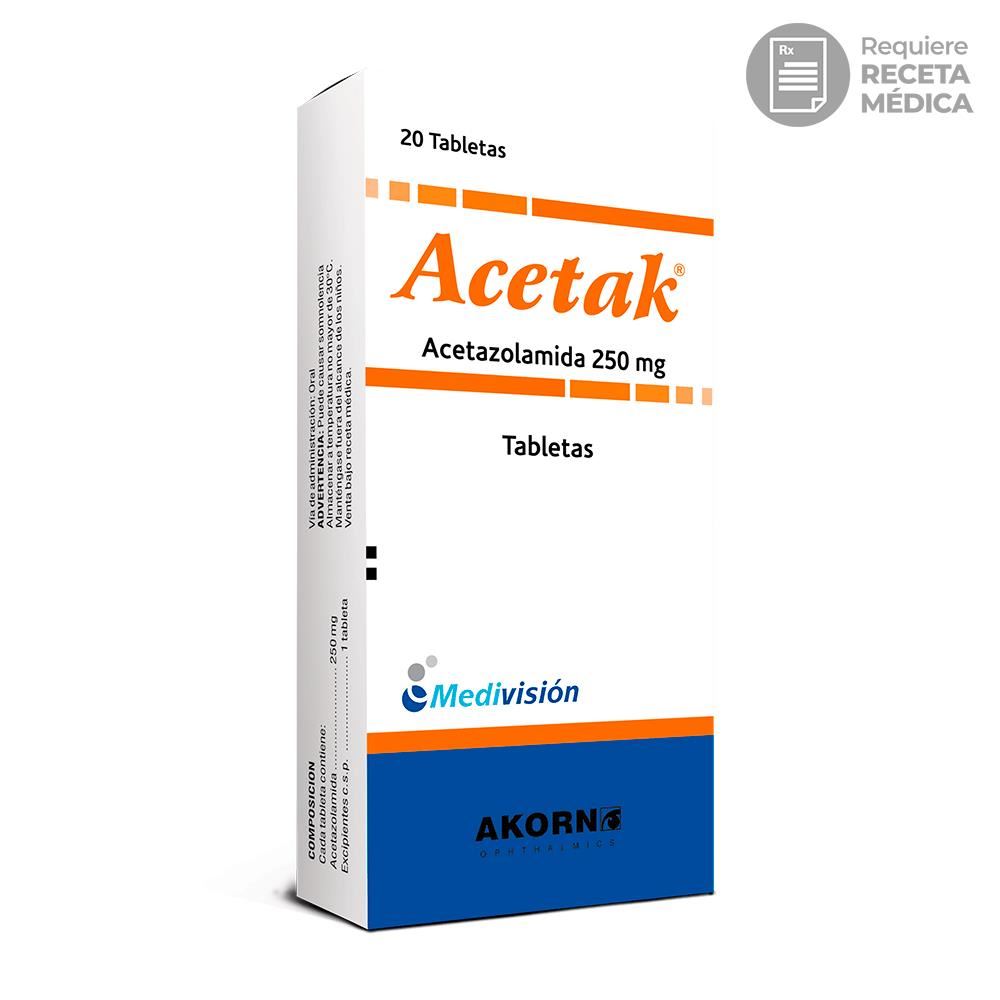Acetak 250 mg Tabletas