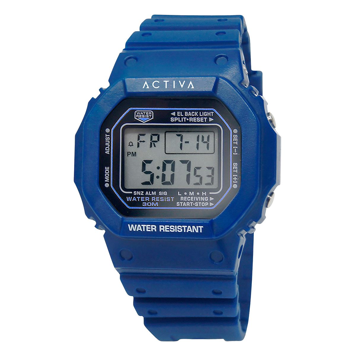Reloj digital para hombre Activa Retro X Invicta ACW424-003 - 44,5 mm / Color azul