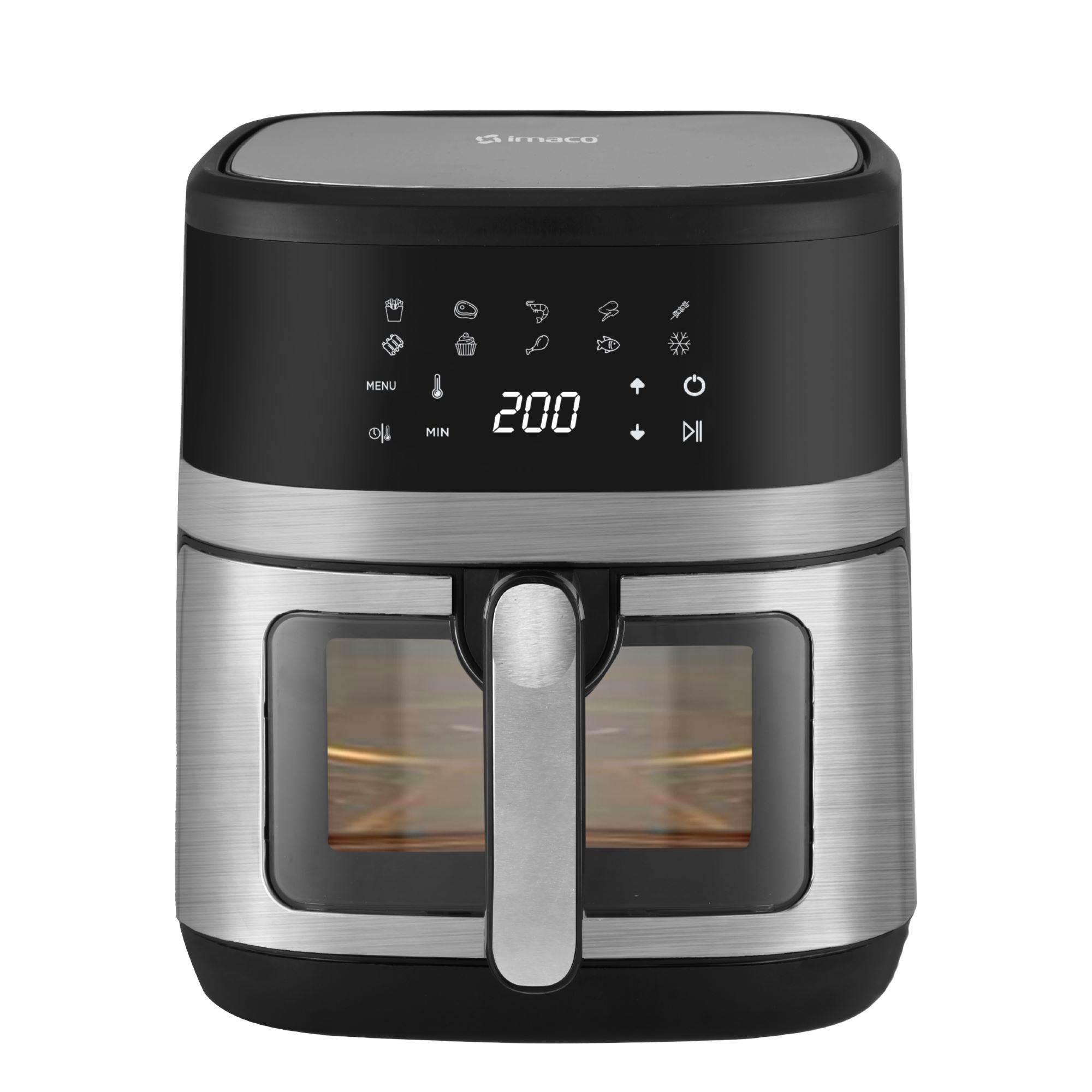 FREIDORA DE AIRE 6.5L DOBLE RESISTENCIA & VISOR IMACO AF651540D