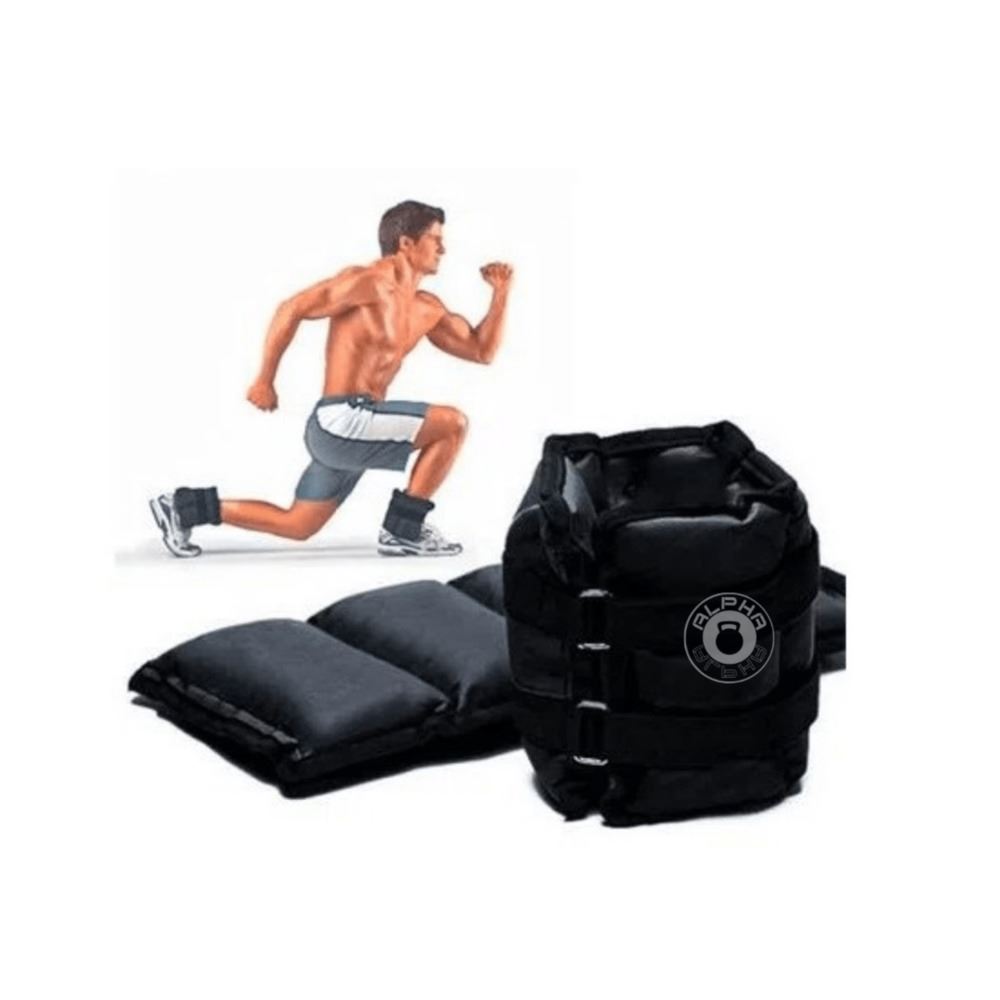TOBILLERAS CON PESO TOBILLERAS CON LASTRE DE ARENA PARA ENTRENAMIENTO GYM – 3 KG