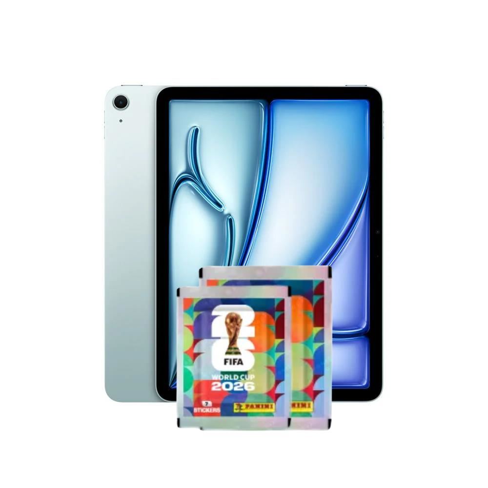 IPAD AIR 11" CHIP M4 128GB WIFI BLUE + 2 SOBRES PANINI