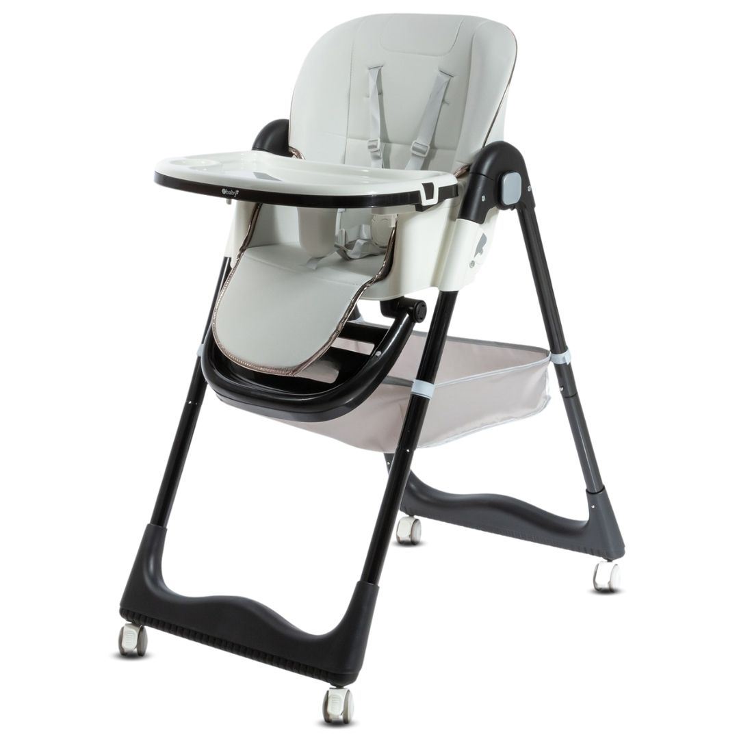 Silla de Comer Plegable «ALAI» con Rueditas White