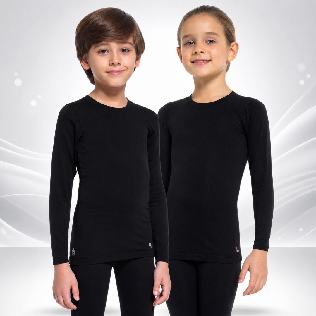 Polo calentador Manga Larga para niños unisex (multicolor)