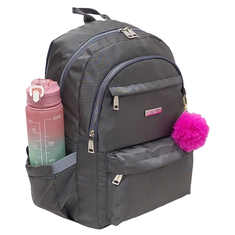 Mochila Modelo Alondra Kengar - Plomo