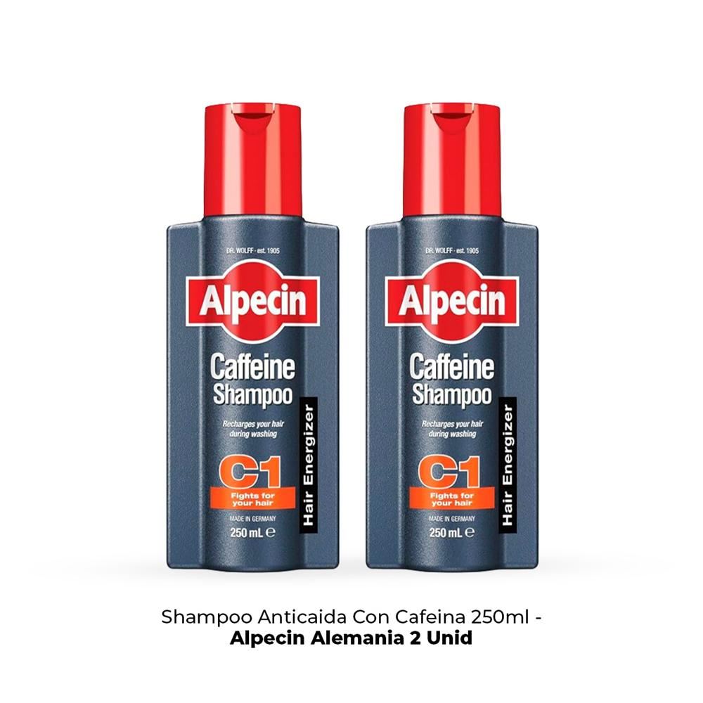 Champú con cafeína Alpecin C1 250 ml 2 Unidades