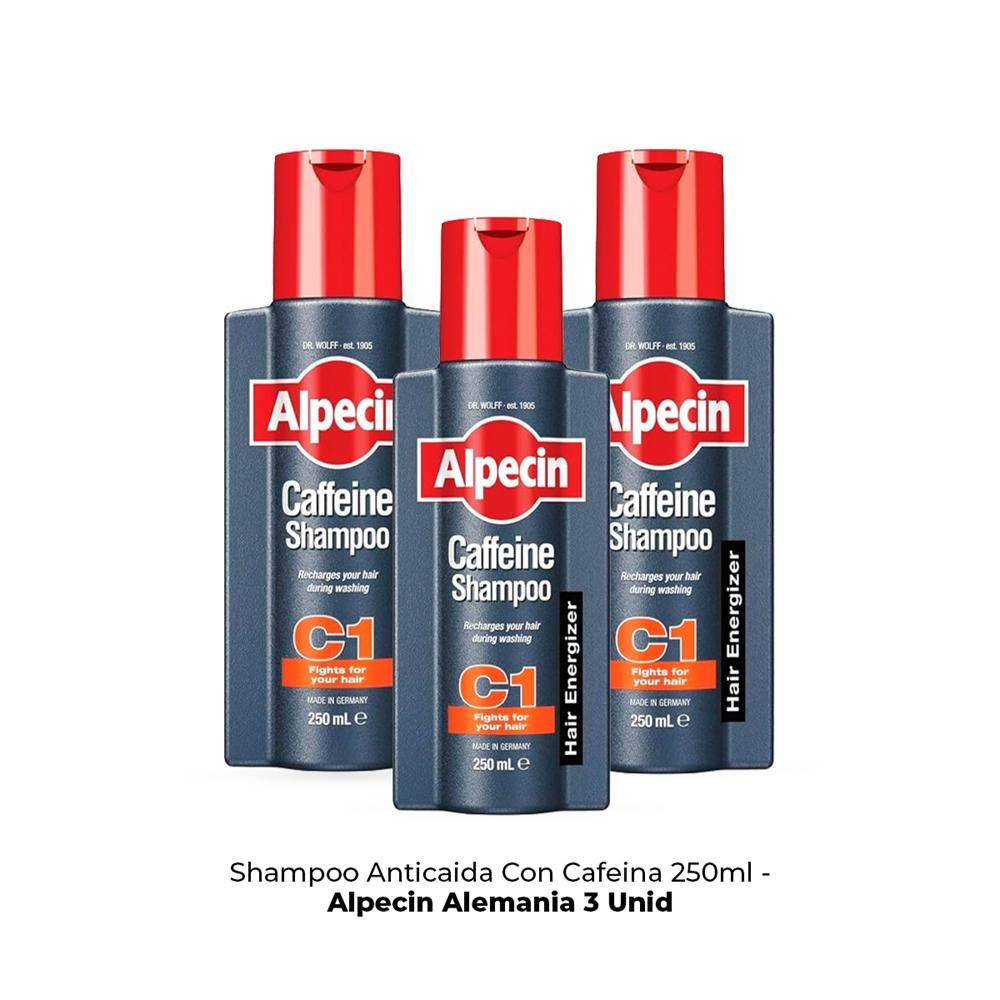 Champú con cafeína Alpecin C1 250 ml 3 Unidades