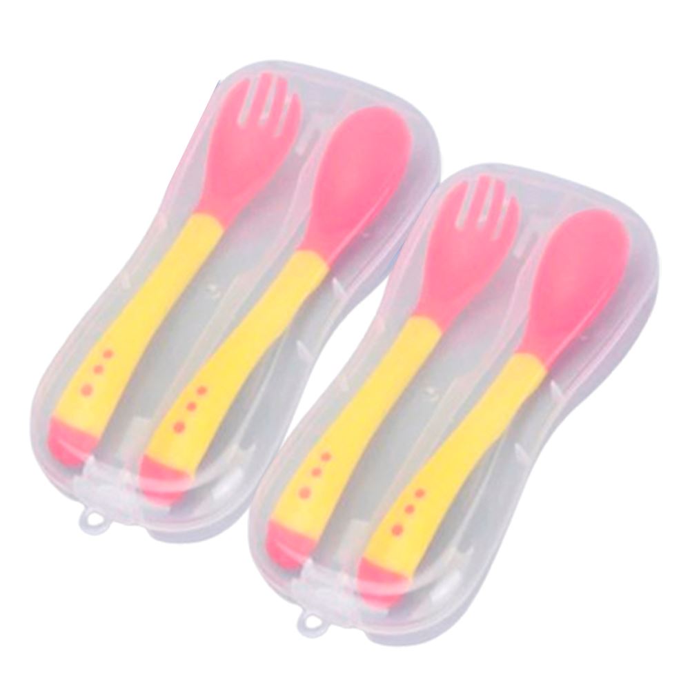 Duo Pack Cubiertos Sensoriales AM+AM Para Bebe