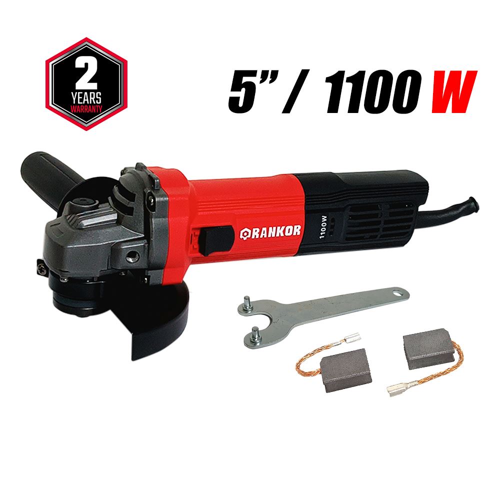 Amoladora Esmeril Angular Industrial 5" Rankor RAG110001 1100W 12000rpm