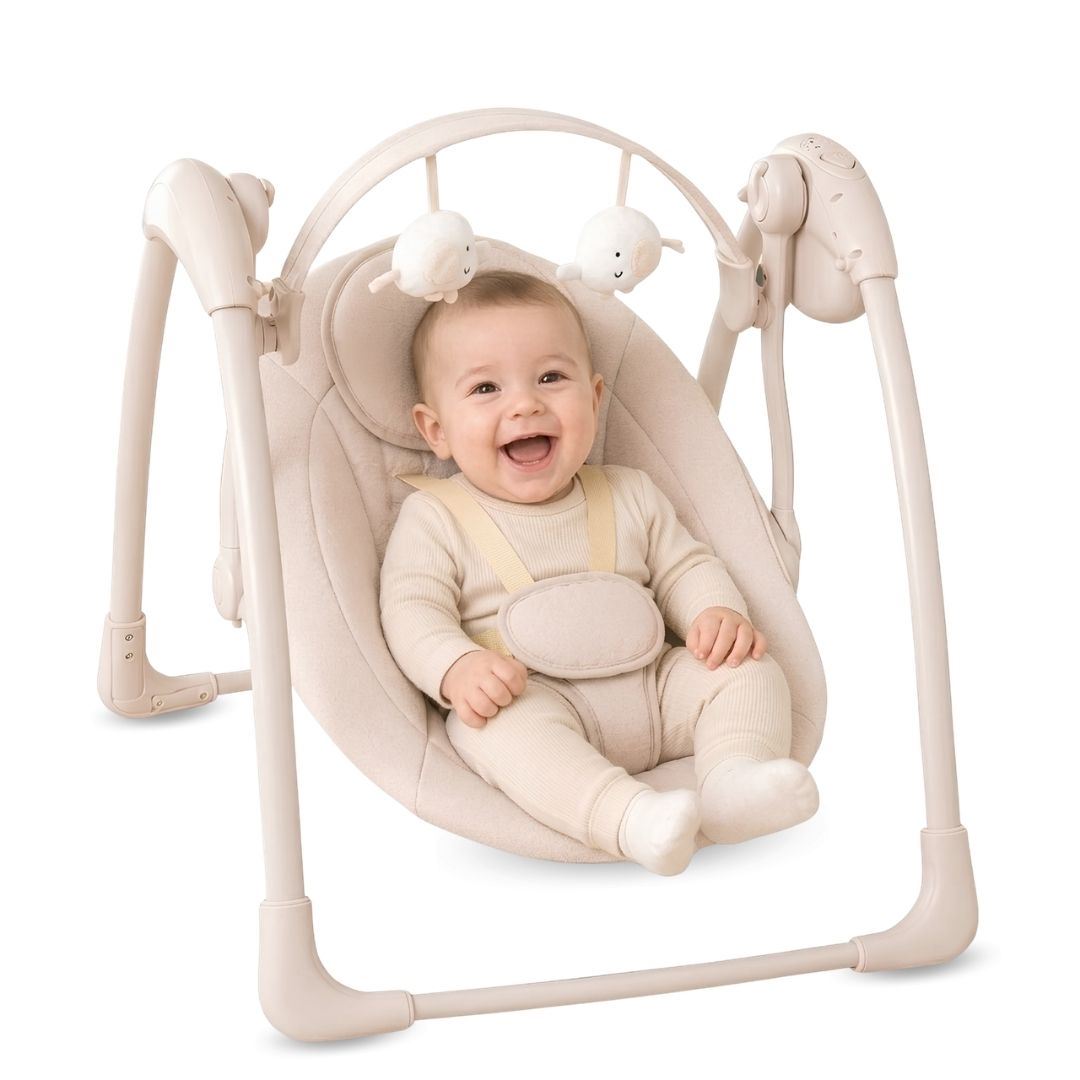 Silla Mecedora Columpio «ANNA» Edición Limitada Beige