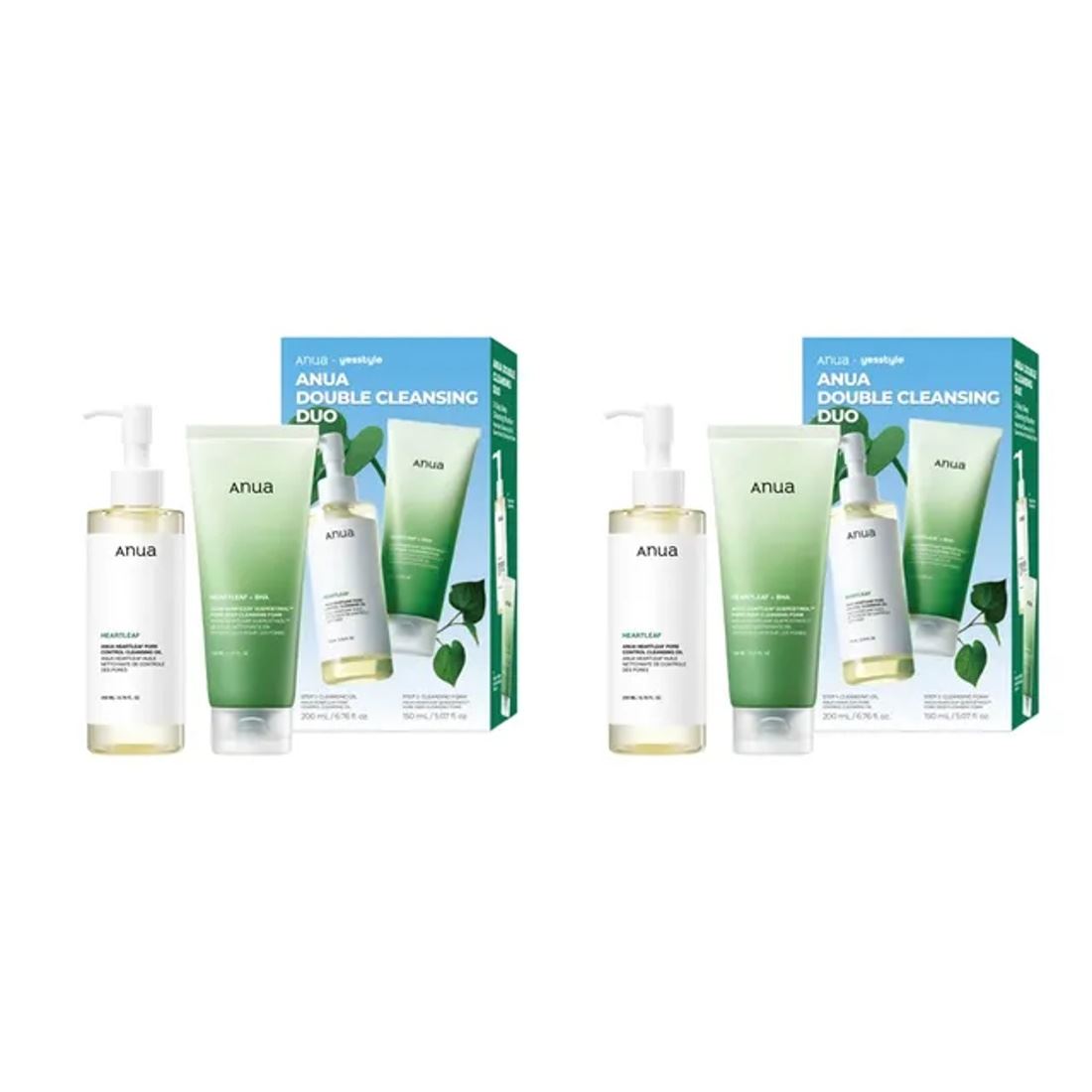 Anua Set exclusivo: Dúo de productos para la doble limpieza (2 Set)