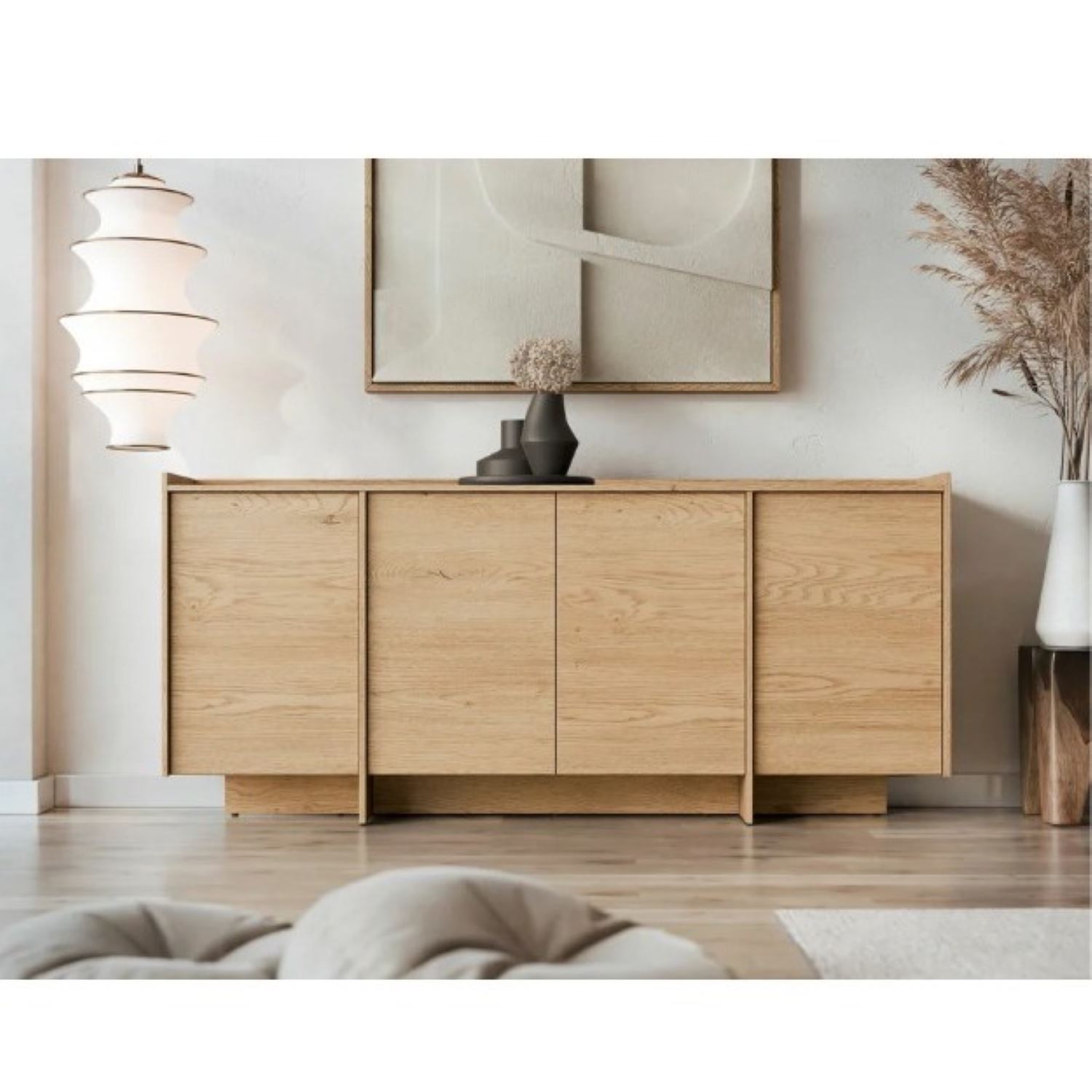 APARADOR FLORTEI 4 PUERTAS ROBLE 200CM