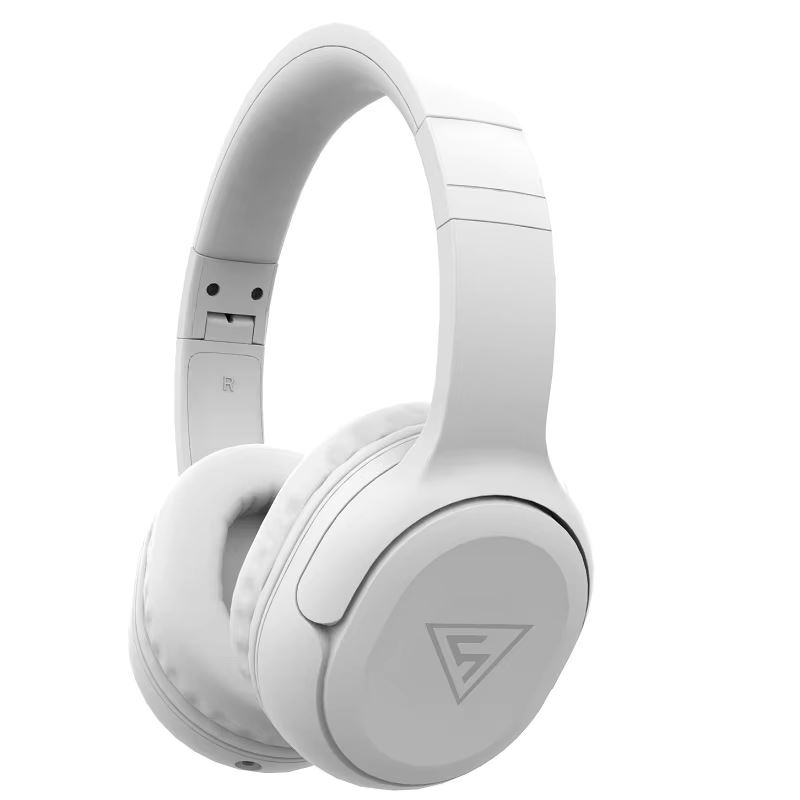 DOQAUS  - Audífonos BT 5.4 Apex 5 HiFi - 40H Batería - Blanco